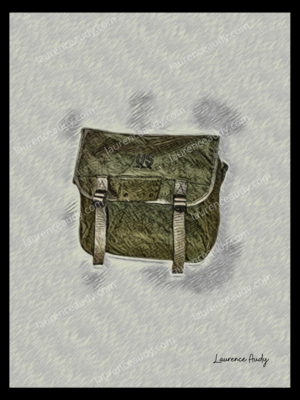 VACHE US FILIGRANE CADRE NOIR