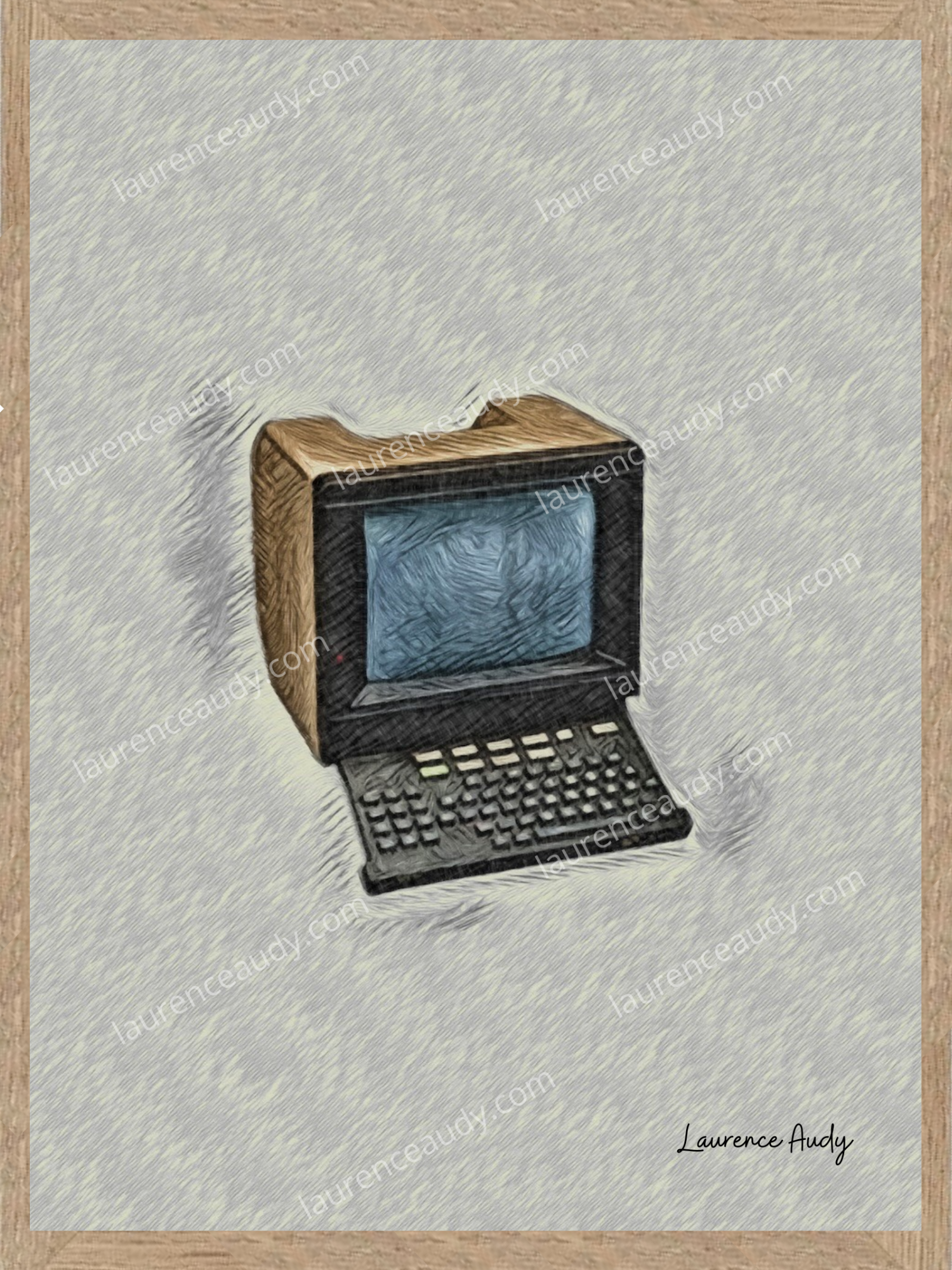 MINITEL FILIGRANE CADRE CHENE MINITEL FILIGRANE CADRE CHENE