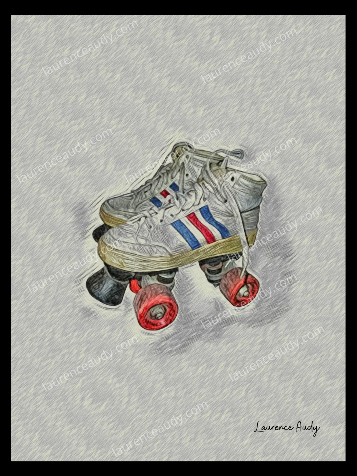 ROLLER FILIGRANE CADRE NOIR ROLLER FILIGRANE CADRE NOIR