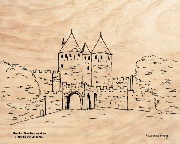 Carcassonne Porte Narbonnaise Aude Laurence Audy