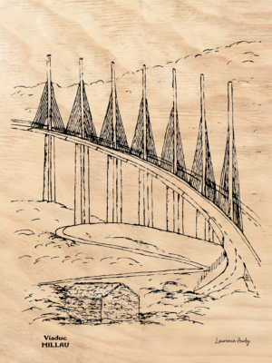 12-MILLAU-VIADUC-BOIS 30x40