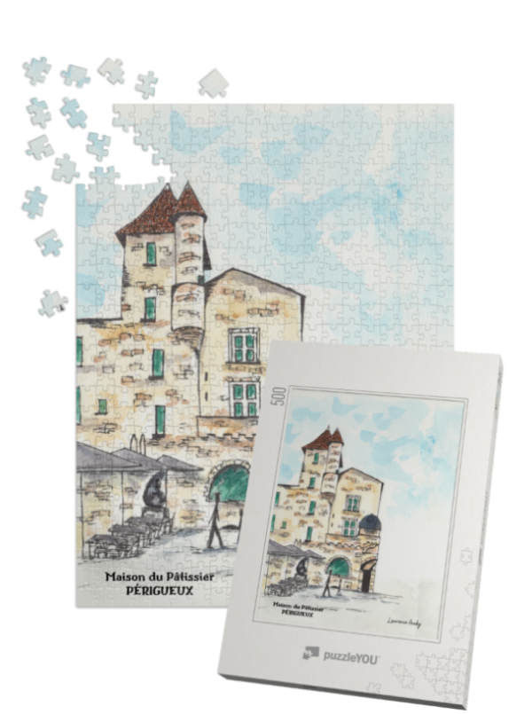 24-PERIGUEUX-MAISON-PATISSIER-PUZZLE-500-PIECES-BOITE