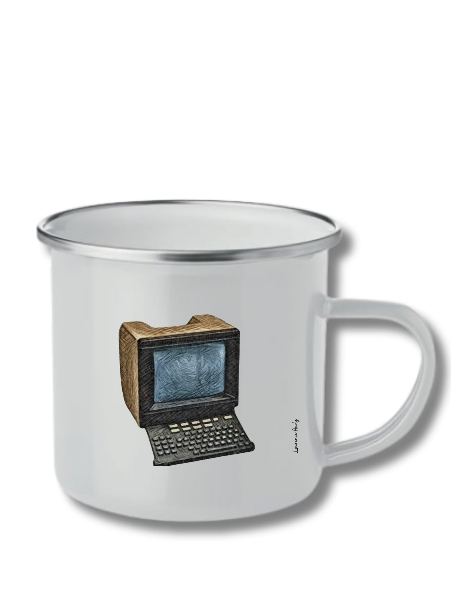 tasse_metal_vintage_personnalisee_laurence_audy_minitel tasse_metal_vintage_personnalisee_laurence_audy_minitel