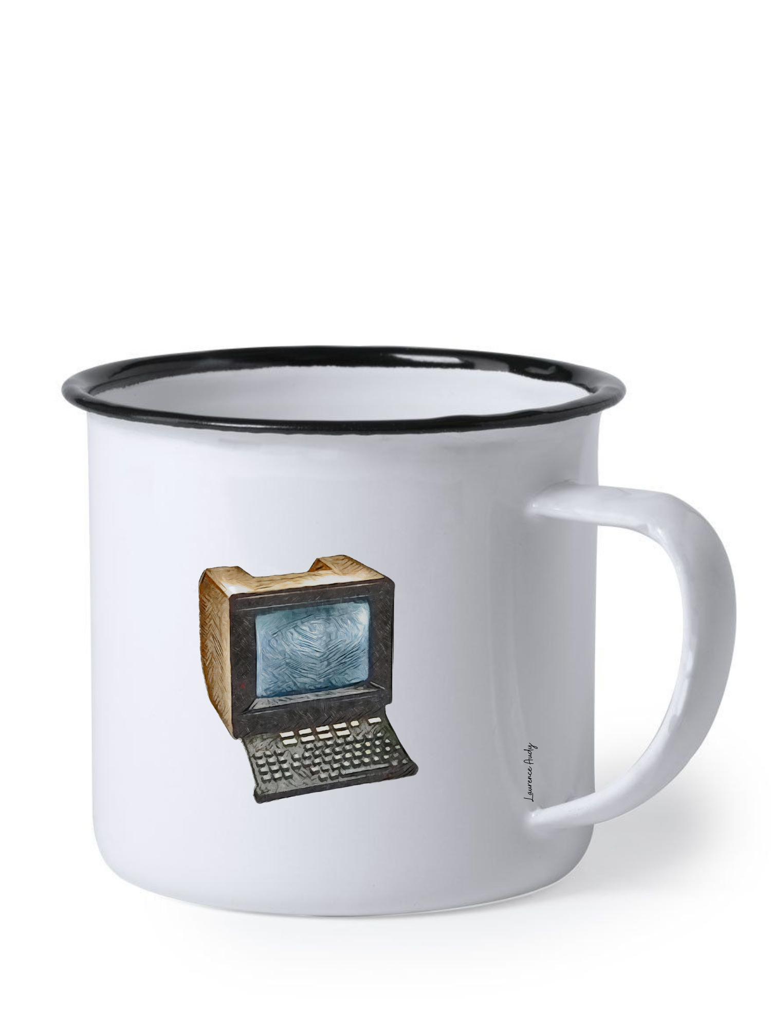 tasse_metal_vintage_personnalisee_laurence_audy_minitel tasse_metal_vintage_personnalisee_laurence_audy_minitel
