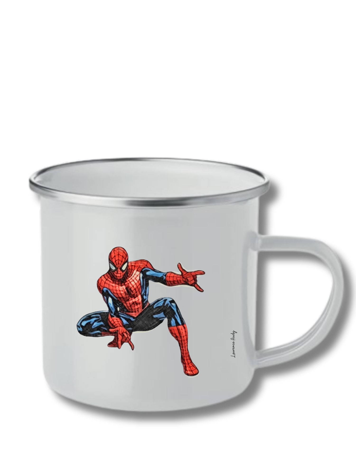 tasse_metal_vintage_personnalisee_laurence_audy_spider_man