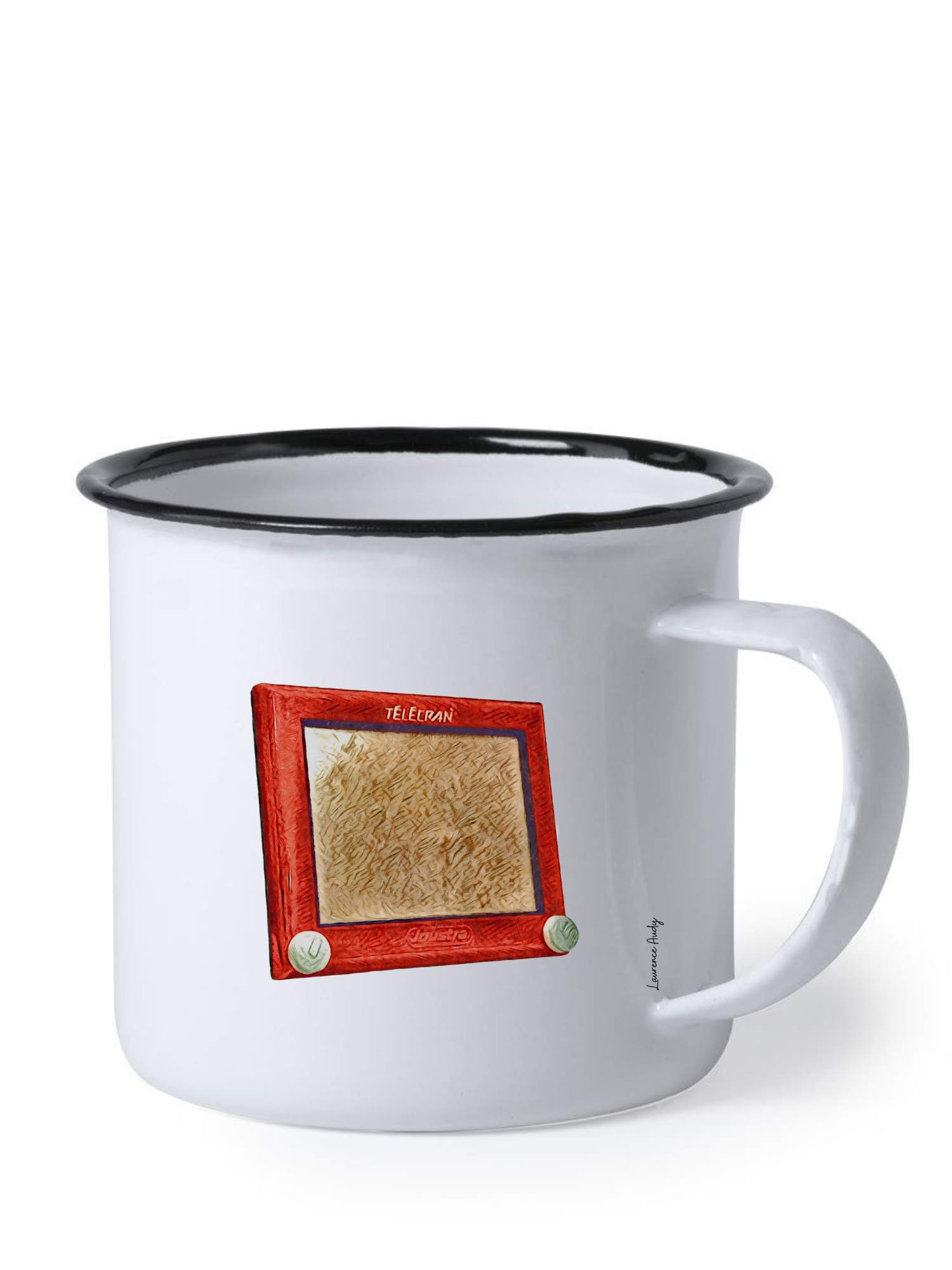 tasse_metal_vintage_personnalisee_laurence_audy_telecran tasse_metal_vintage_personnalisee_laurence_audy_telecran
