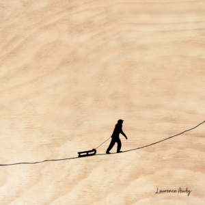 dessin_sur_bois_luge_enfant_montagne_07_laurence_audy