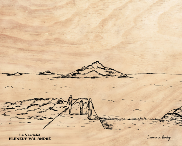 22-PLENEUF VAL ANDRE-LE VERDELET-BOIS 30x40