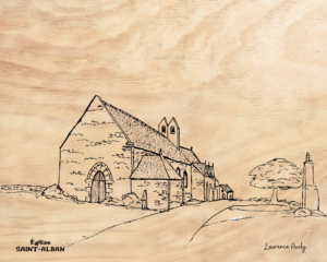 22-SAINT ALBAN-EGLISE-BOIS 30x24