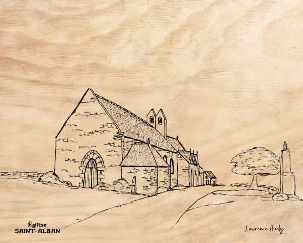 22-SAINT ALBAN-EGLISE-BOIS 30x24