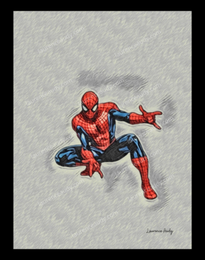 SPIDER FILIGRANE CADRE NOIR