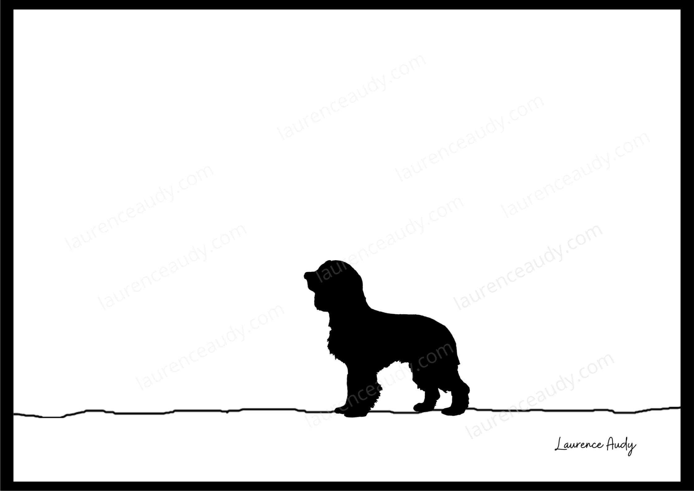 N&B-CHIEN-CAVALIER-KING-01 filigrane CADRE NOIR