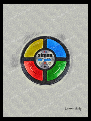 SIMON FILIGRANE CADRE NOIR