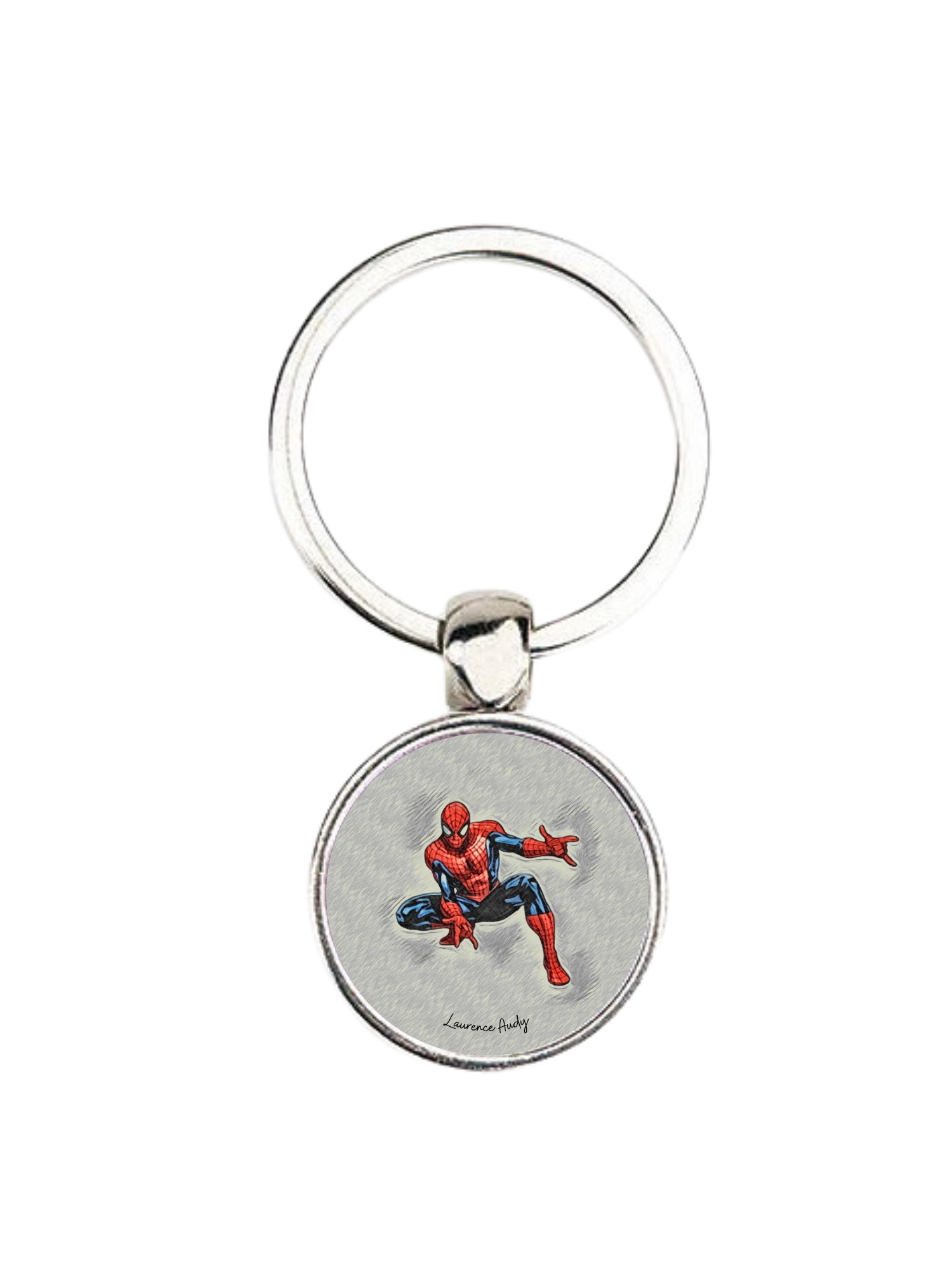 porte_cle_25mm_vintage_personnalisee_laurence_audy_spiderman porte_cle_25mm_vintage_personnalisee_laurence_audy_spiderman