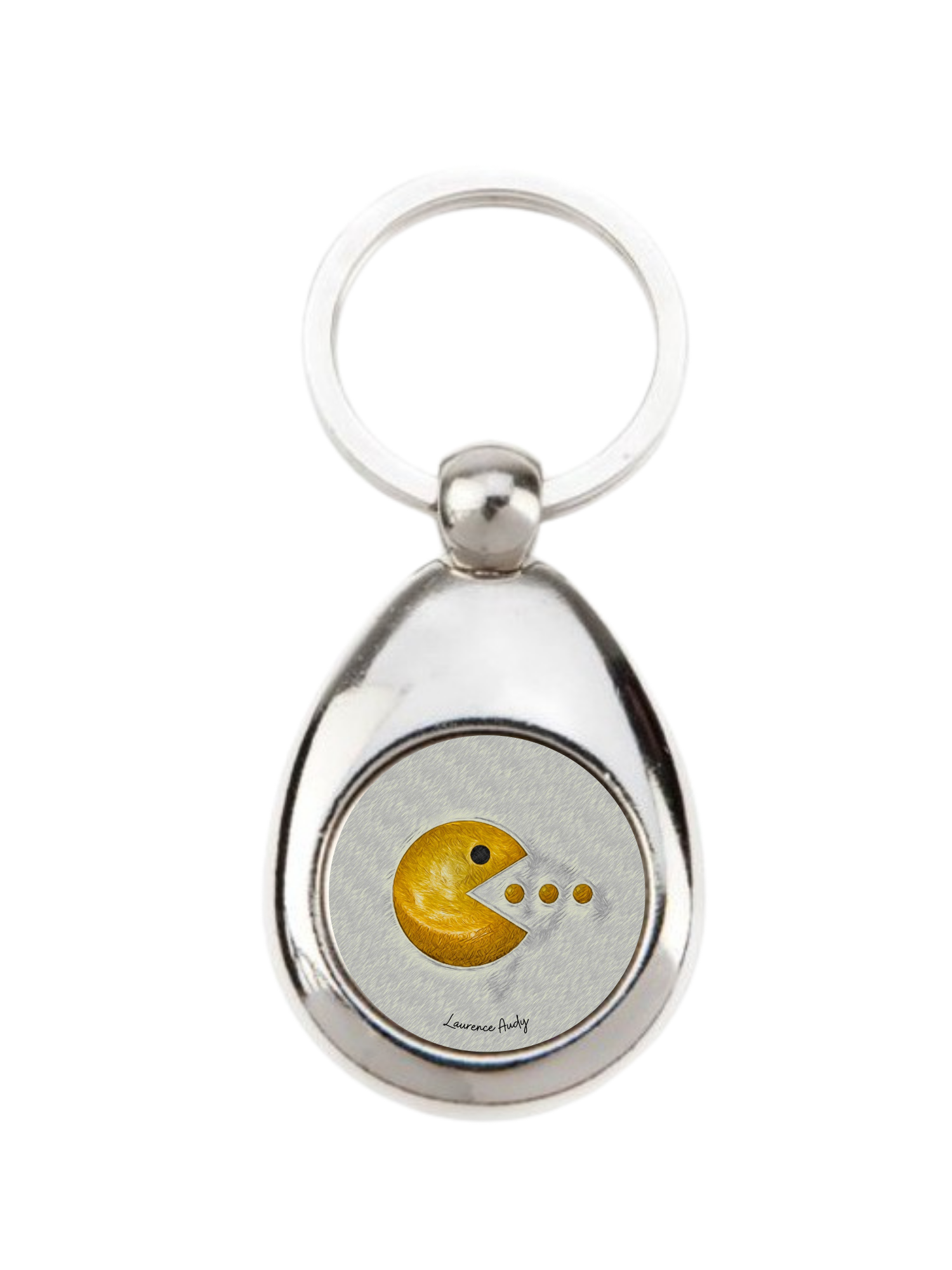 porte_cle_jeton_vintage_personnalisee_laurence_audy_pac_man