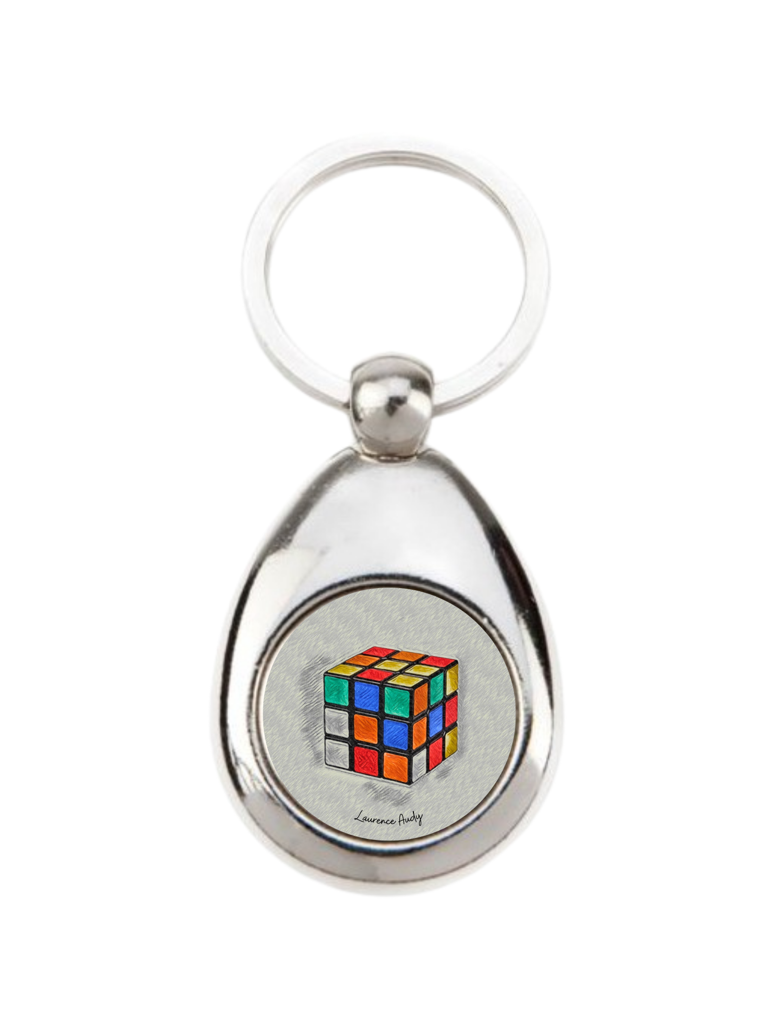 porte_cle_jeton_vintage_personnalisee_laurence_audy_rubik's