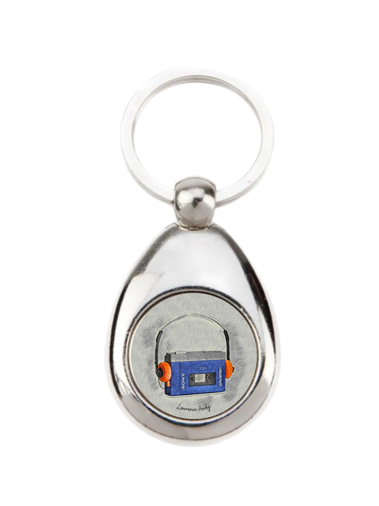 porte_cle_jeton_vintage_personnalisee_laurence_audy_walkman porte_cle_jeton_vintage_personnalisee_laurence_audy_walkman