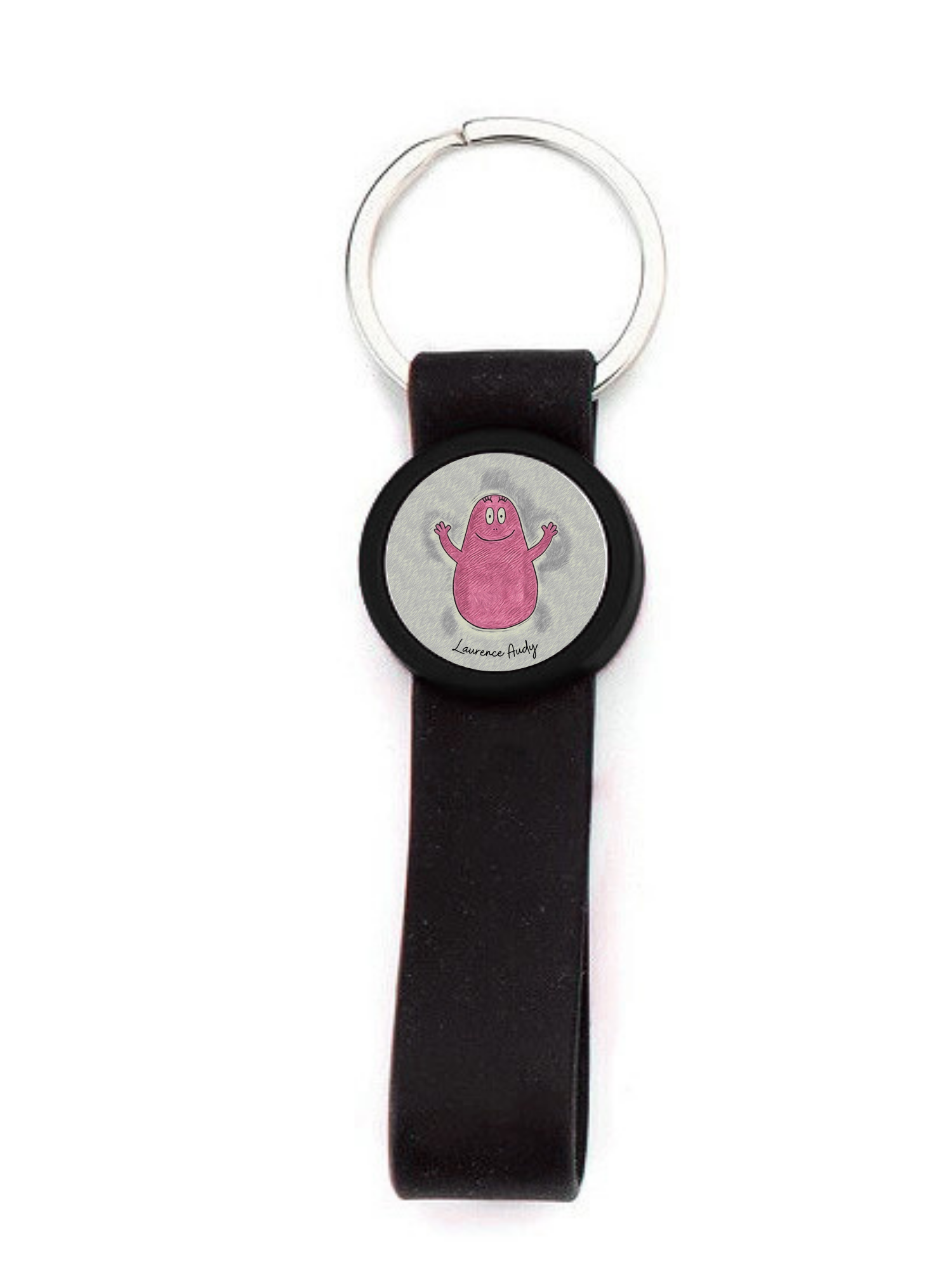 porte_cle_silicone_vintage_personnalisee_laurence_audy_barbapapa